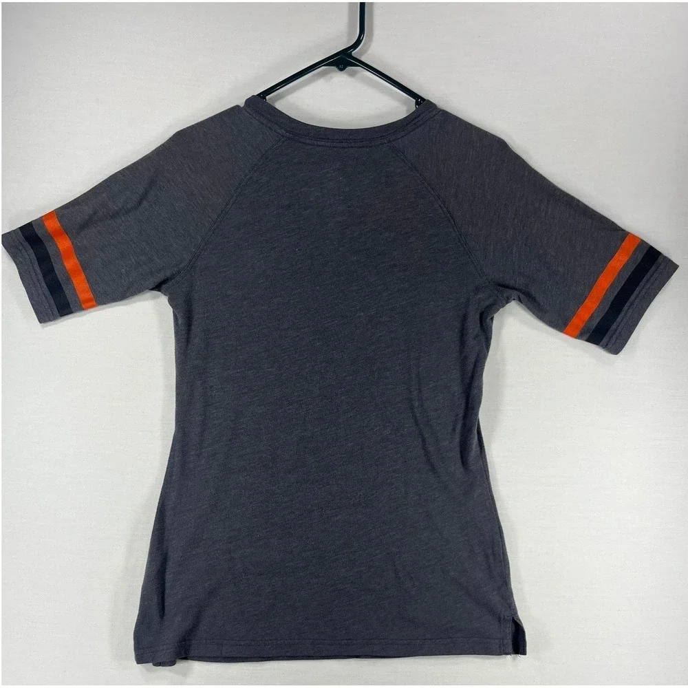 Nike Baltimore Orioles MLB Women Gray V-Neck T-Shirt Medium 25900X-OR5